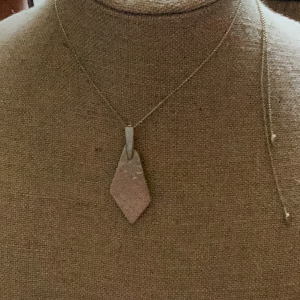 Gold/ Brass  Geometric Pendant Necklace
